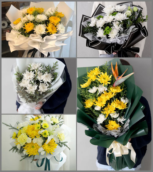 广东湛江市吴川市振文镇水口渡村白事花束代送